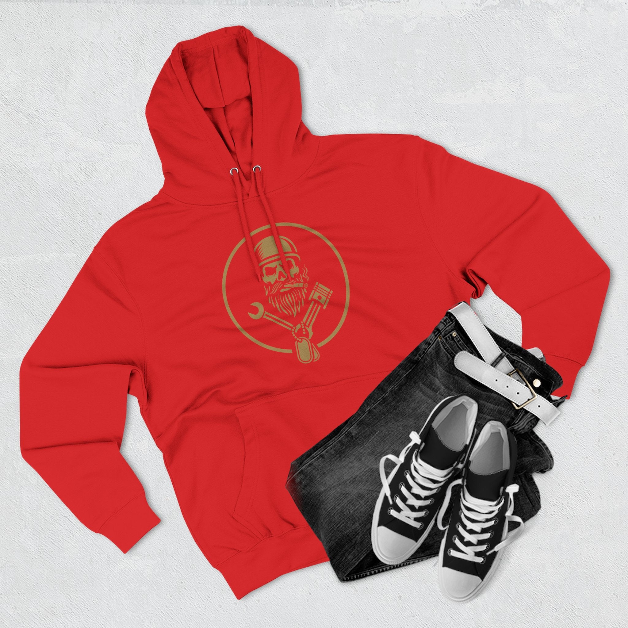 The Guardian Three-Panel Fleece Hoodie | Valor & Iron™
