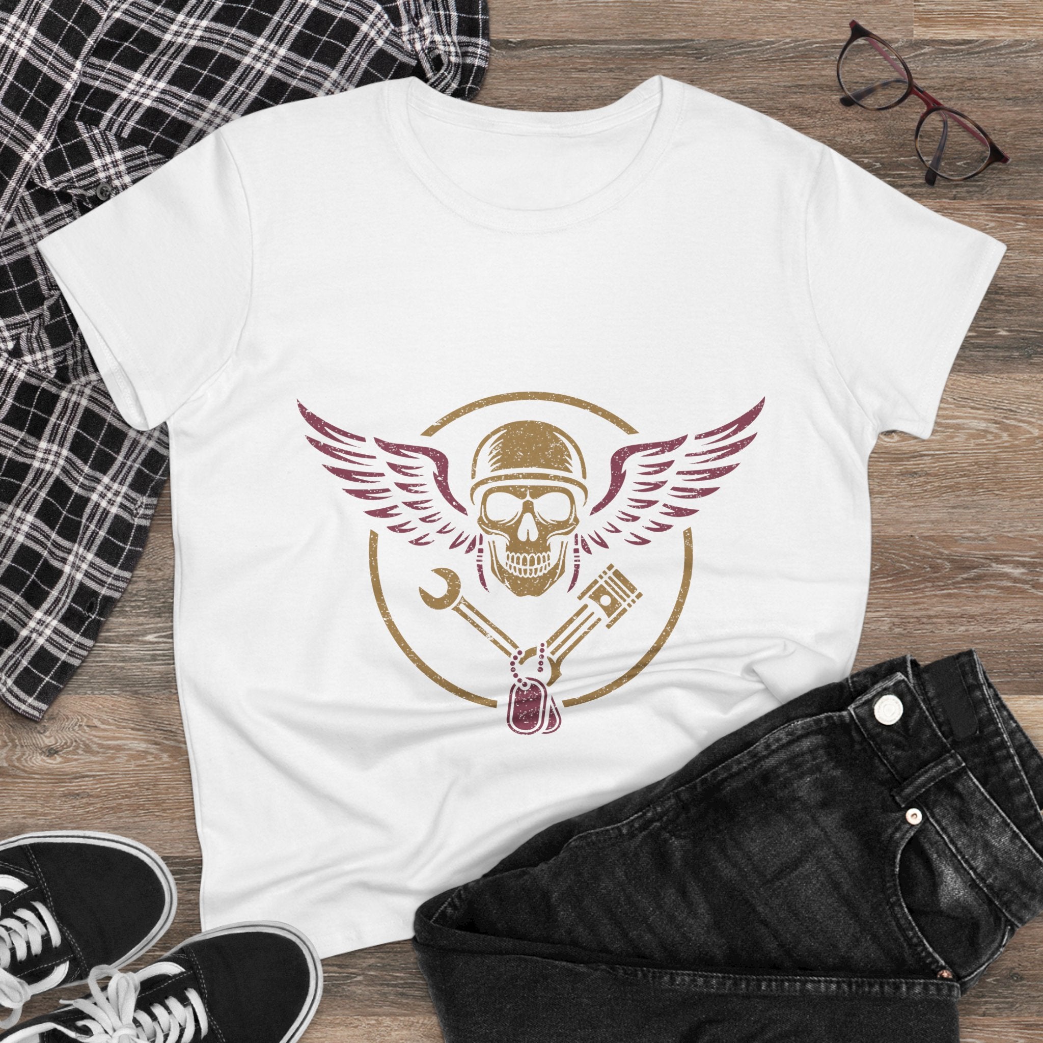 The Valkyrie Women's Midweight Cotton Tee | Valor & Iron™