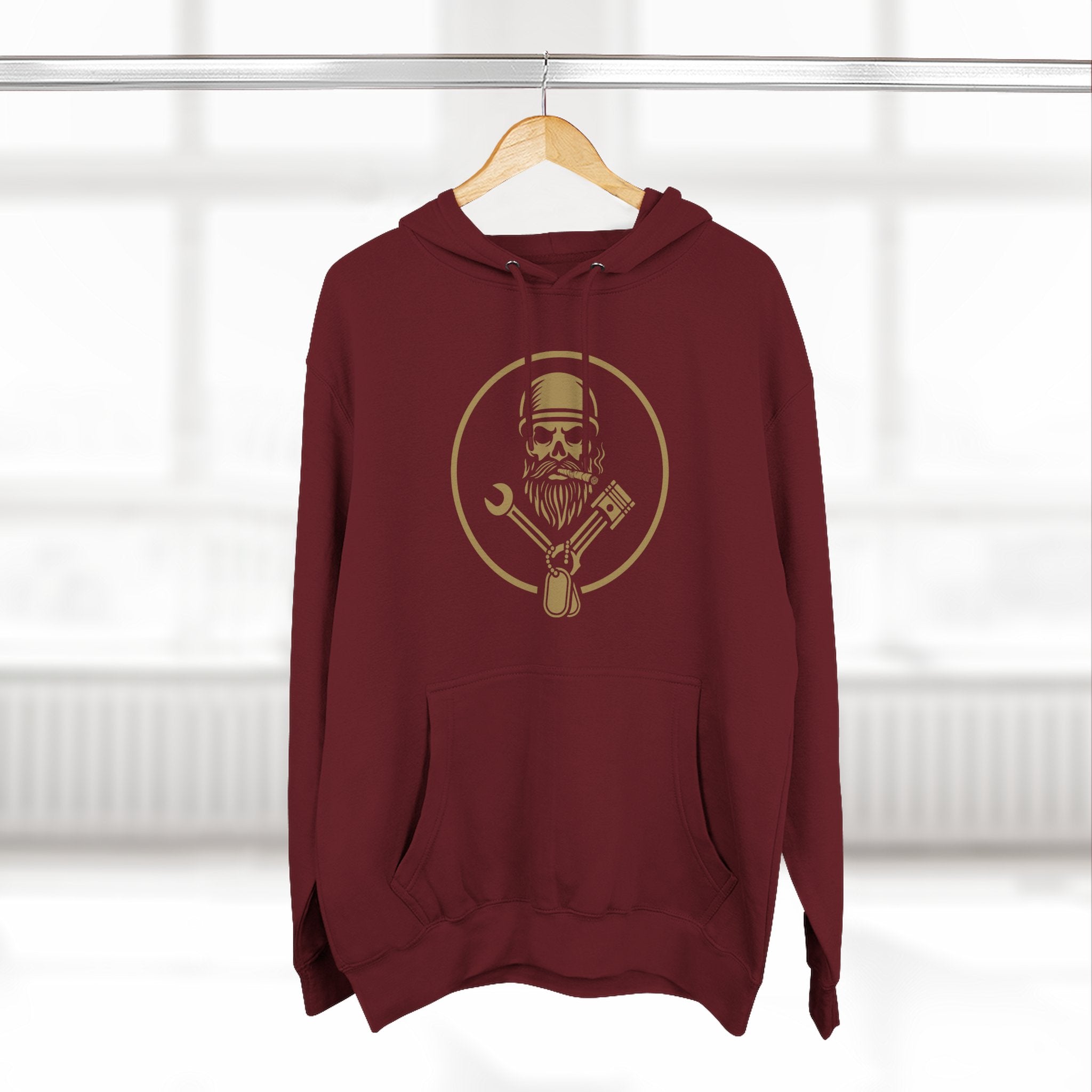 The Guardian Three-Panel Fleece Hoodie | Valor & Iron™