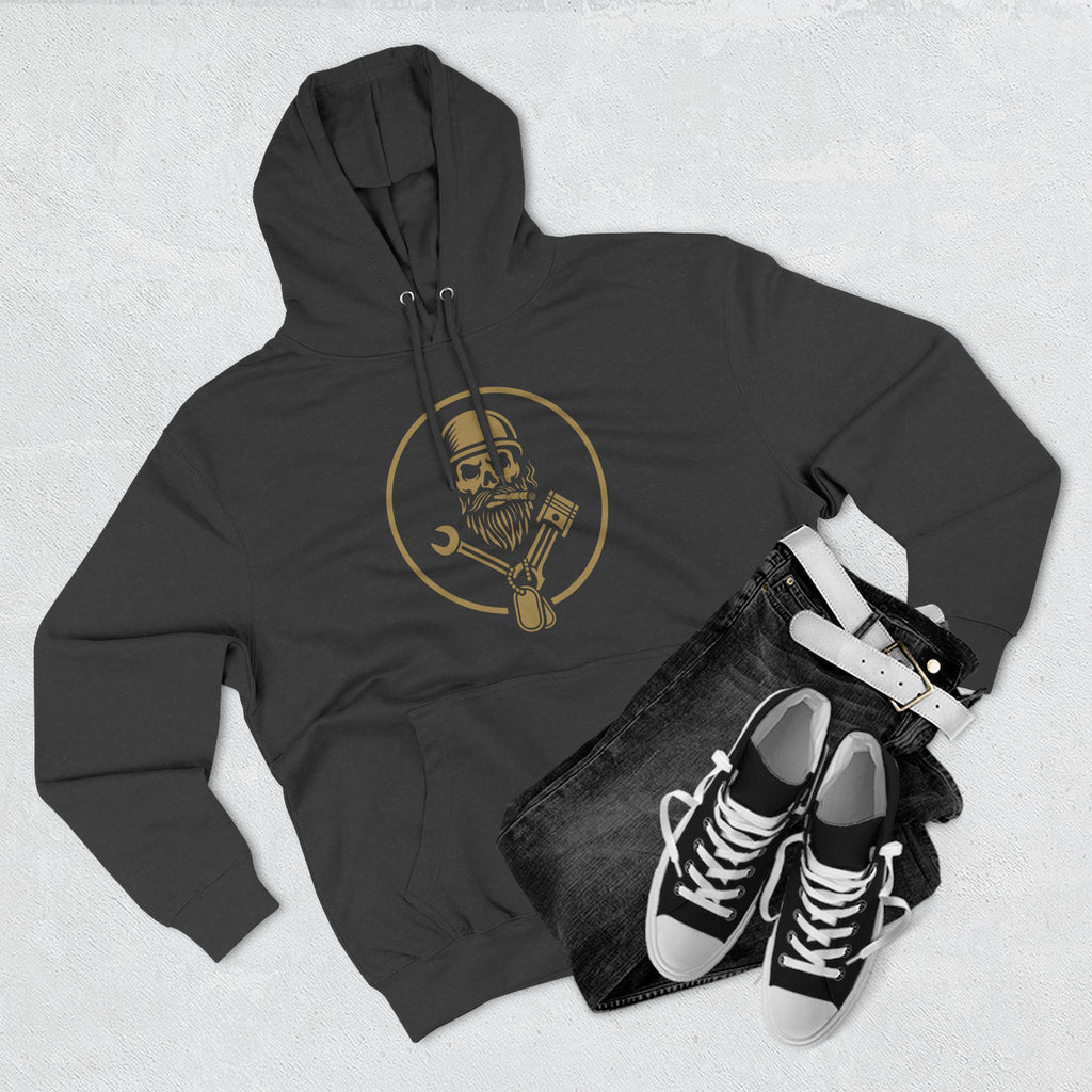 The Guardian Three-Panel Fleece Hoodie | Valor & Iron™