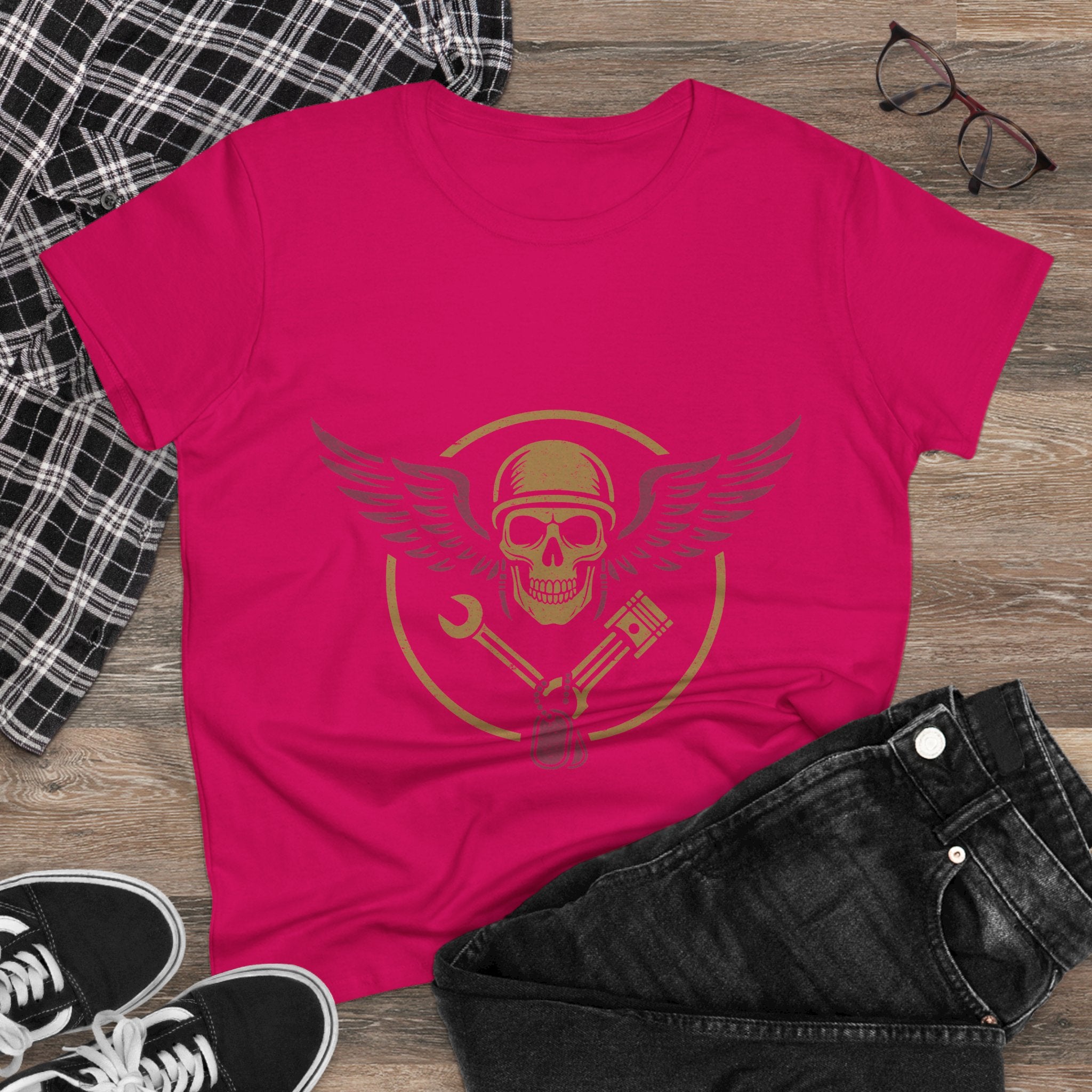 The Valkyrie Women's Midweight Cotton Tee | Valor & Iron™