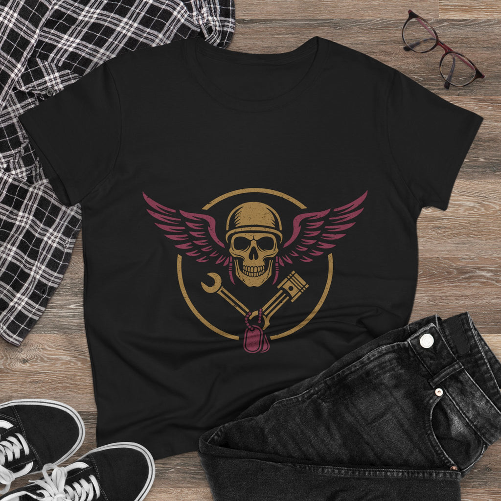 The Valkyrie Women's Midweight Cotton Tee | Valor & Iron™