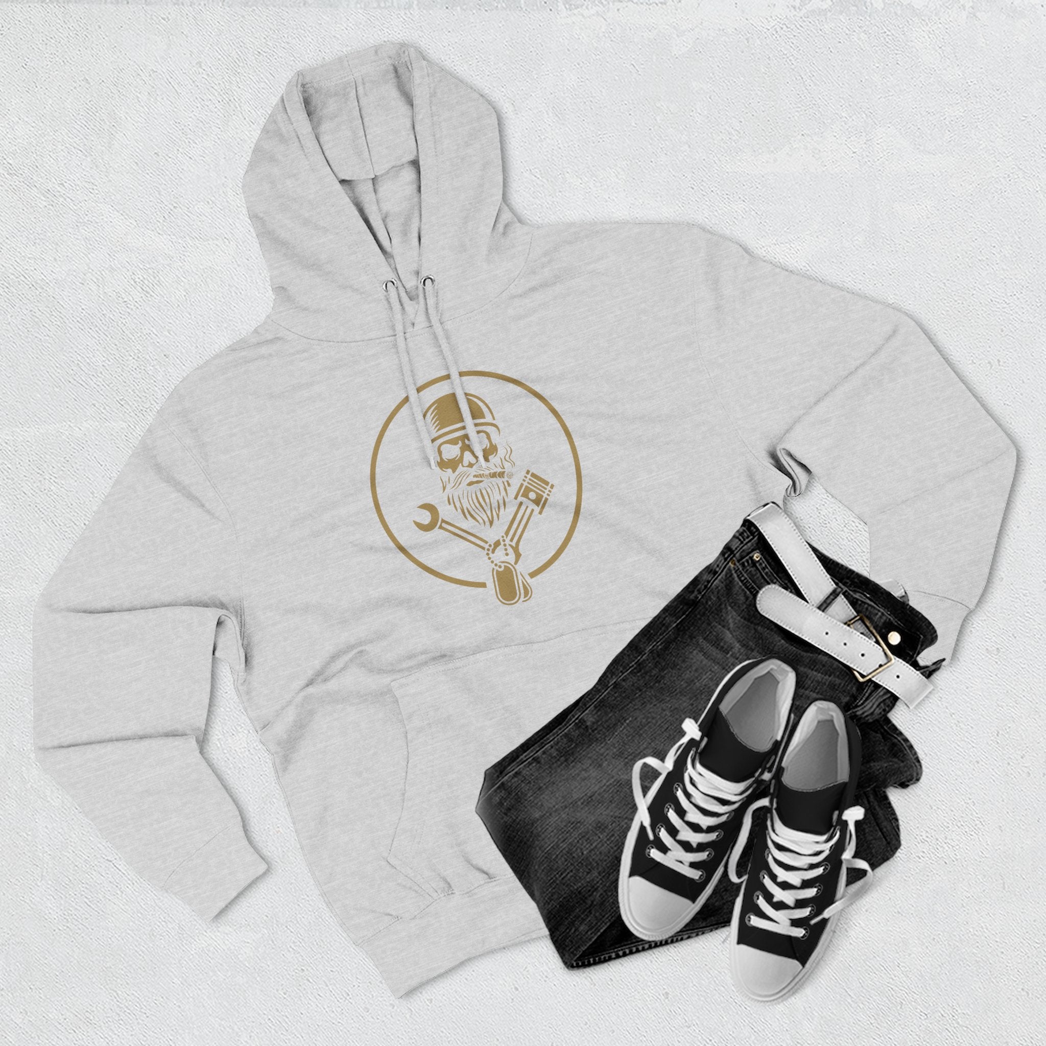 The Guardian Three-Panel Fleece Hoodie | Valor & Iron™