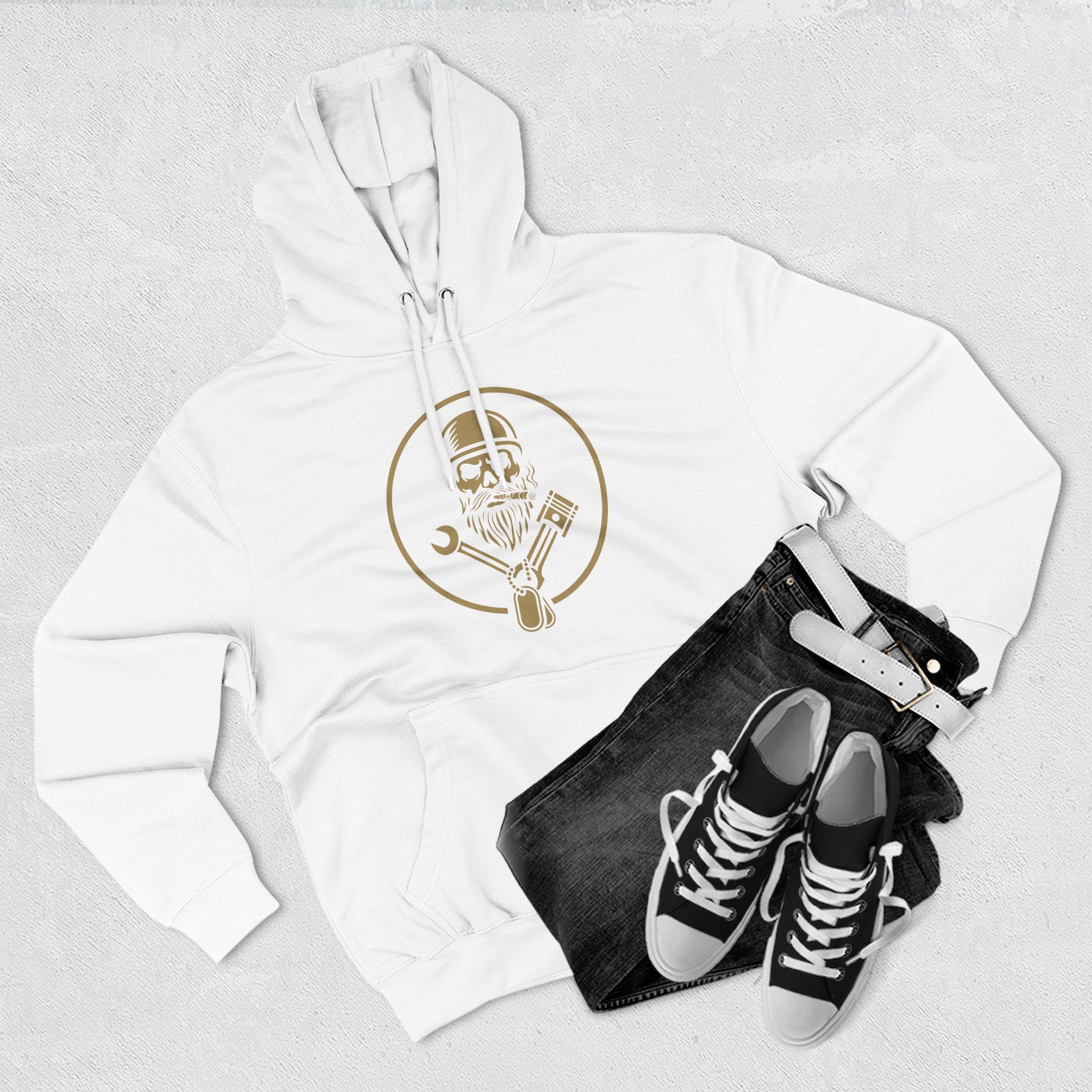 The Guardian Three-Panel Fleece Hoodie | Valor & Iron™