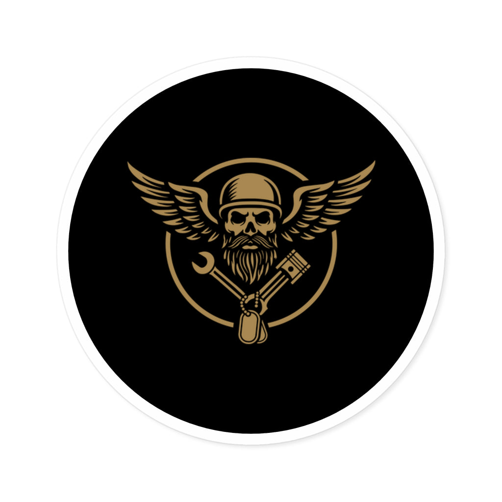 The Guardian Donation Round Stickers, Indoor\Outdoor | Valor & Iron™