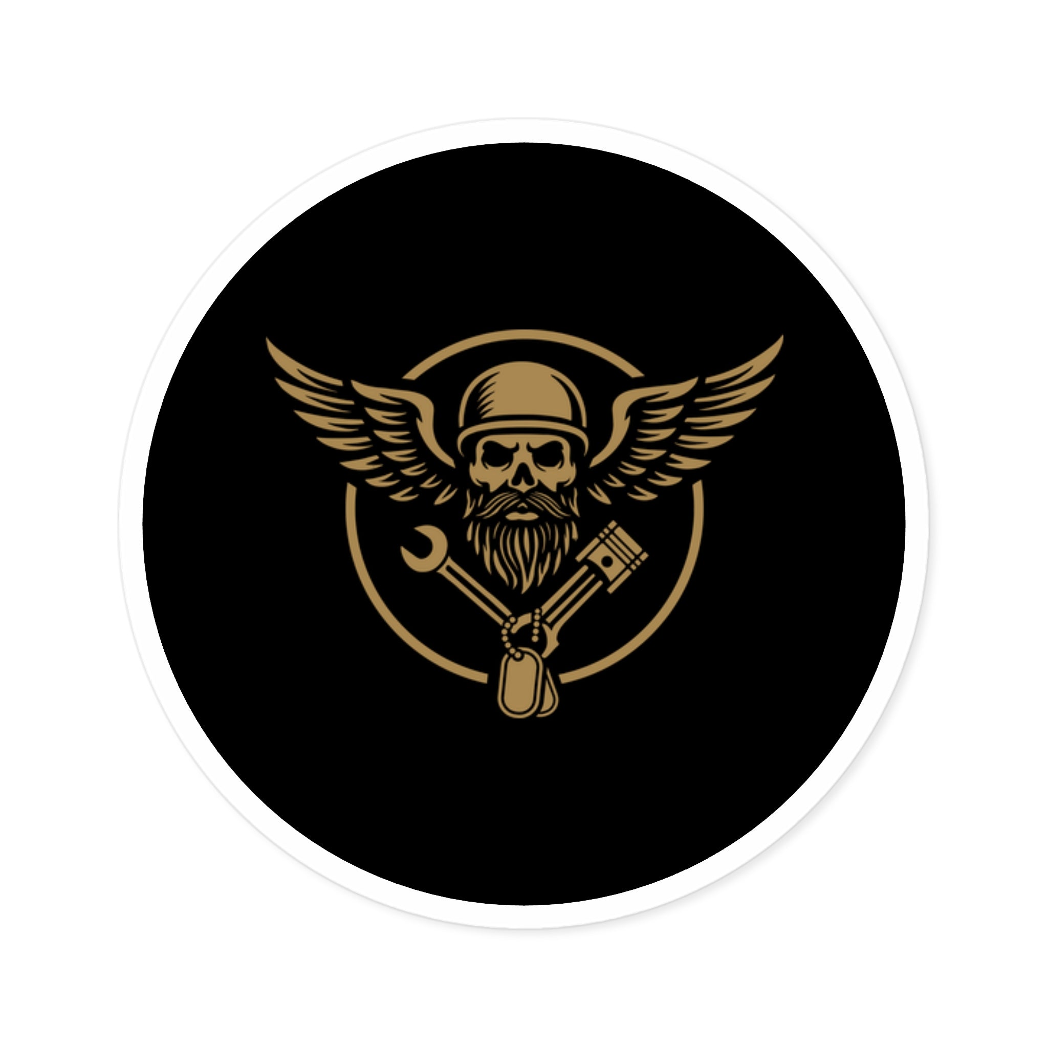 The Guardian Donation Round Stickers, Indoor\Outdoor | Valor & Iron™