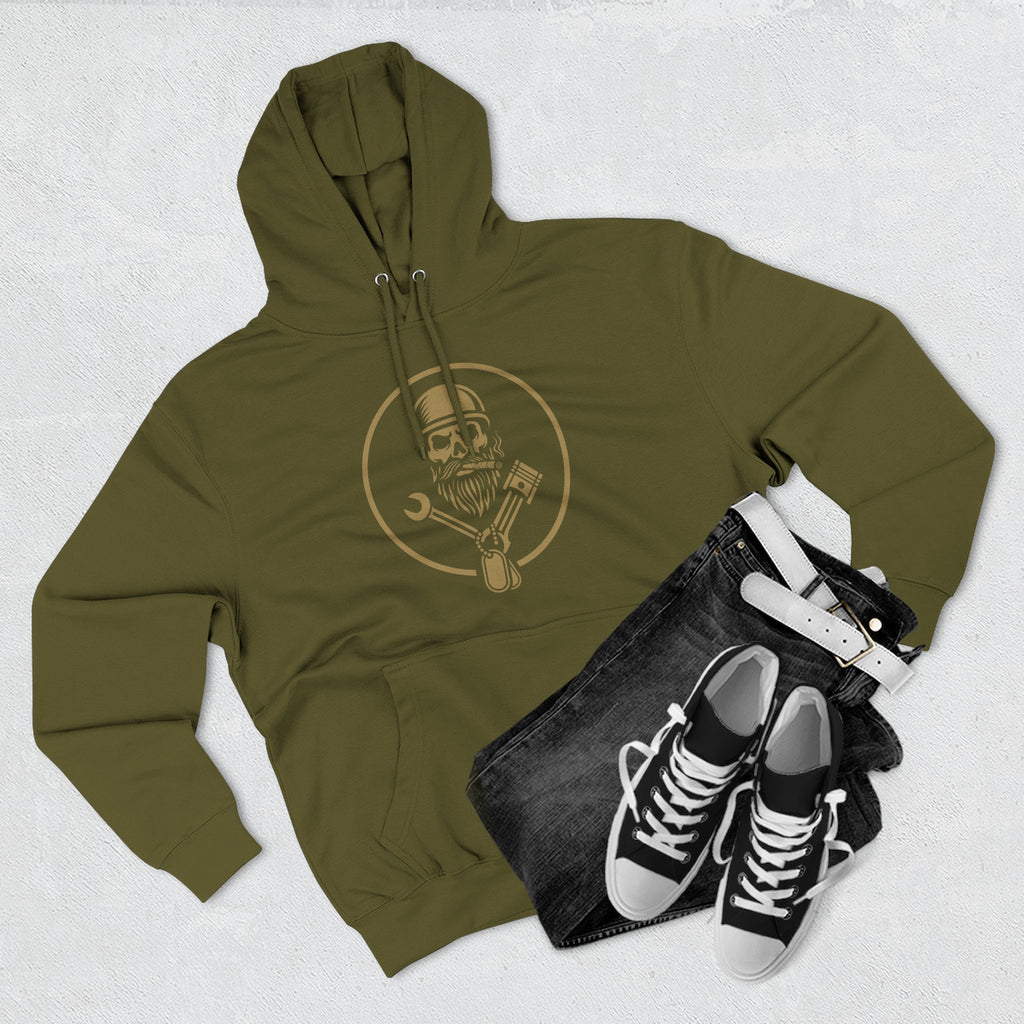The Guardian Three-Panel Fleece Hoodie | Valor & Iron™