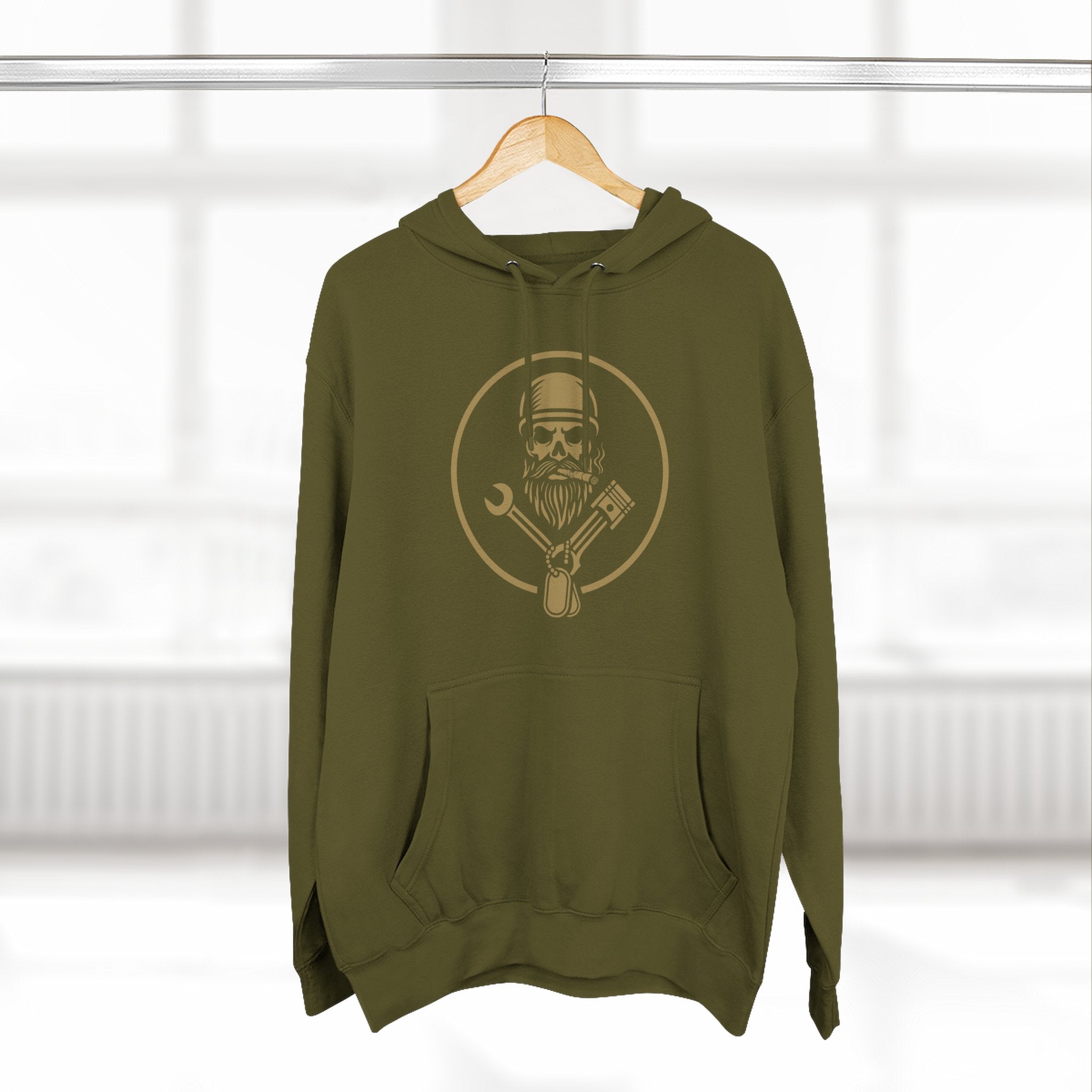 The Guardian Three-Panel Fleece Hoodie | Valor & Iron™