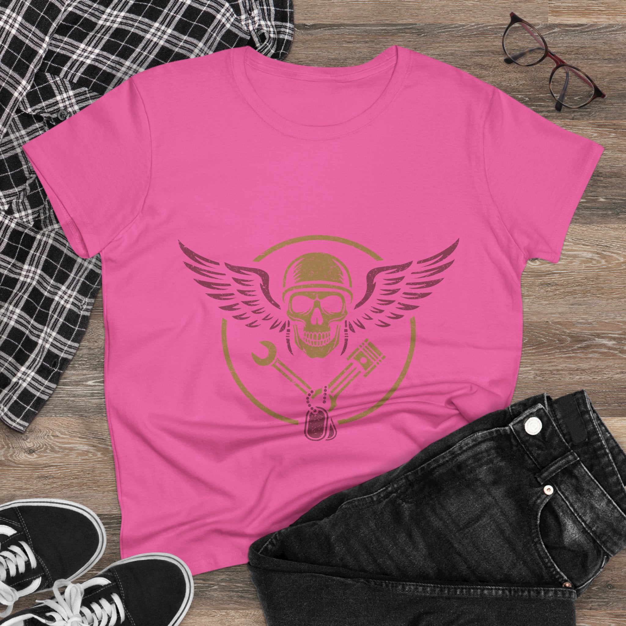 The Valkyrie Women's Midweight Cotton Tee | Valor & Iron™